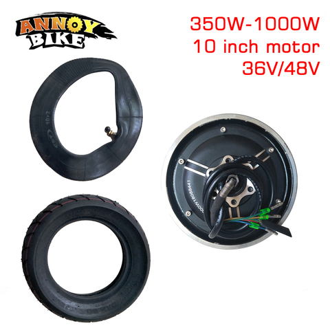 10 inch 36V48V350W-1000WMotor Vacuum Tire Conversion Kit Electric Scooter TX Motor Parts Modified DIY Wheel Brushless LY Motor ► Photo 1/6