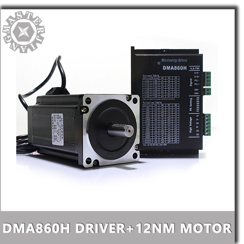 86BYG250H 12NM Stepper Motor+Nema 34 Stepper DMA860H Stepper Motor Driver fan cooling 2-phase for 57 86 Stepper Motor Nema 23 34 ► Photo 1/6