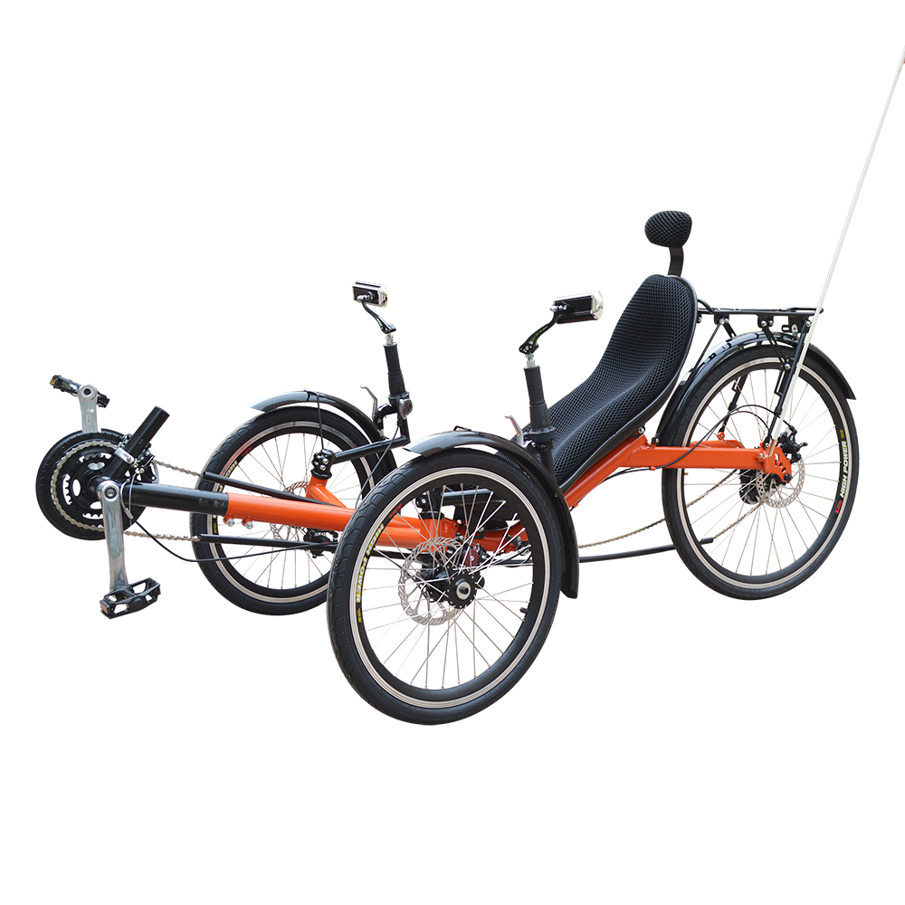 Recumbent Trike Front Wheels Recumbent Tricycle Two Wheel
