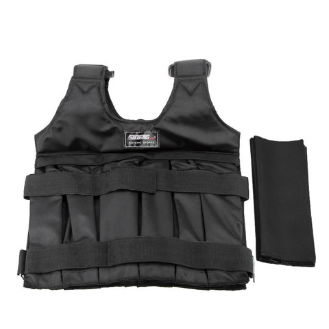 Adjustable Weighted Vest  Max Loading 20/50kg Fitness Weight Jacket Gym Boxing Training Waistcoat Weightloading Sand Clothing ► Photo 1/1