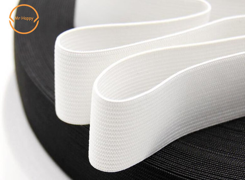 40m/lot elastic rubber band clothing accessories nylon webbing garment sewing accessories width 20mm25mm30mm 35mm 40mm 45mm 50mm ► Photo 1/6