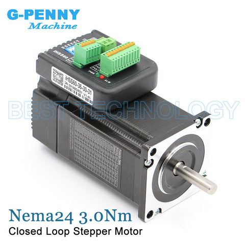 New Arrival! 3.0Nm Closed Loop Stepper motor with driver 5.0A 428Oz-in 36v D=8mm Integrated Stepper-Servo Motor & drive 60x85mm ► Photo 1/6