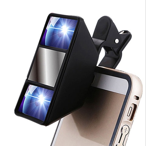 Smartphone Universal 3D Mini Photograph Stereo Vision Camera Lens phone camera 3D lens ► Photo 1/5