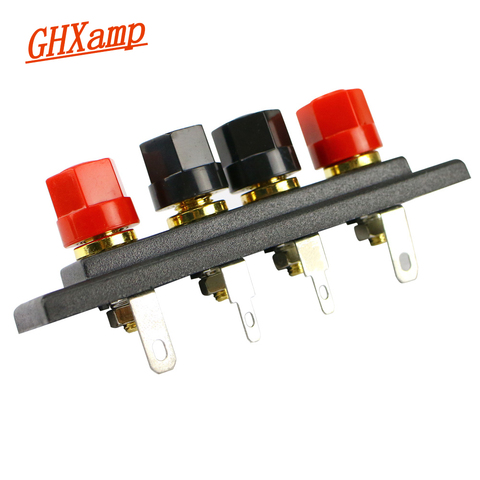 GHXAMP Speaker Amplifier Chassis Terminal Output Four-Position Terminal Soundbox Speaker audio accessories Gold wiring board ► Photo 1/6