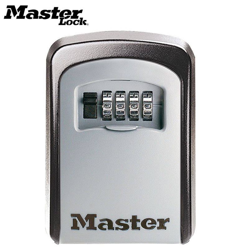 Master Lock 4 Digit Combination Password Code Security Padlock Key Storage Box 