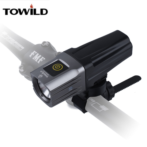 TOWILD Professional 1600 Lumens Bicycle Light Side Warning IPX6 Waterproof USB Rechargeable Bike Light Flashlight Accessories ► Photo 1/6