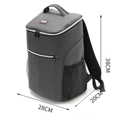 20L 600D oxford big cooler bag thermo lunch picnic box insulated cool backpack ice pack fresh carrier thermal shoulder bags ► Photo 1/6