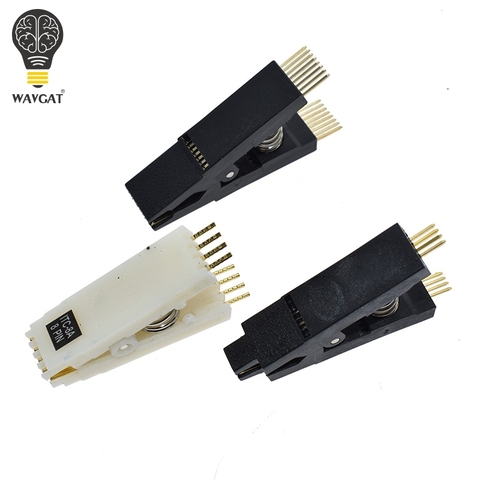 WAVGAT Programmer Testing Clip SOP8 SOP16 SOP SOIC 8 16 SOIC8 SOIC16 DIP8 DIP 8 Pin IC Test Clamp ► Photo 1/6