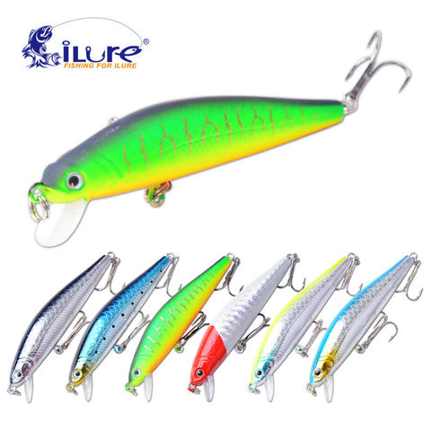 iLure Good Quality fishing lure Minnow 70mm/6g 0.5-1 Mt Dive Artificial Bait Hard Plastic 3D Eyes wobbler Professional Baits ► Photo 1/6