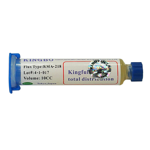 KINGBO RMA-218 solder paste 10cc Flux Paste  Solder Tin Cream  for BGA soldering station ► Photo 1/5