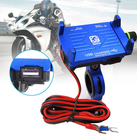 Motorcycle Bike Cell Phone Holder Stand QC3.0 Quick Charger for Samsung Phone 2.5A USB Charger for iPhone Series Phone Stand ► Photo 1/6