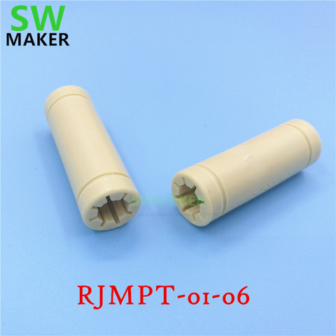 SWMAKER 2pcs Plastic linear bearing LM6LUU RJMPT-01-06 6x12x30mm for Reprap ultimaker 3D printer parts High-quality ► Photo 1/1