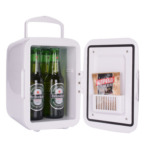 4L Mini-car Refrigerator / Car with A Small Refrigerator / Portable Low-power Milk Storage Dedicated Refrigerator Can Be Heated ► Photo 1/6