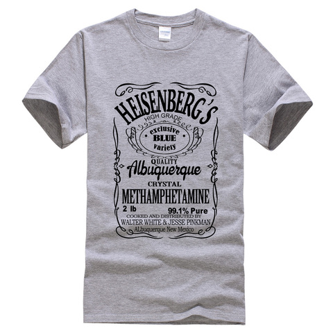 Men's T-Shirts summer 2022 printed Heisenberg letter T-shirt hip hop blouse men's sportswear t shirt men harajuku Short Sleeve ► Photo 1/6