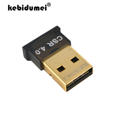 kebidumei New Mini USB Bluetooth Dongle Adapter V4.0 Dual Mode Wireless Dongle CSR 4.0 For Windows 10 Win 7 8 Vista XP Laptop ► Photo 1/6