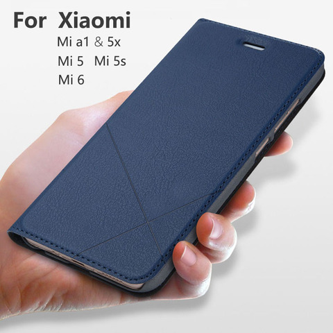 Hand Made For Xiaomi Mi 9T Pro 9 8 lite SE A3 A2 A1 6X lite 5X 5S Mi 5 6 Leather Case For Mi Max 3 2 Flip Cover Card Slot Stand ► Photo 1/6