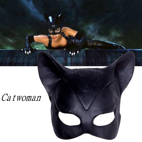 Catwoman Mask Cosplay Accessories Costume Batman Halloween For Woman Mask  Prop - Price history & Review, AliExpress Seller - 19 Sui Store