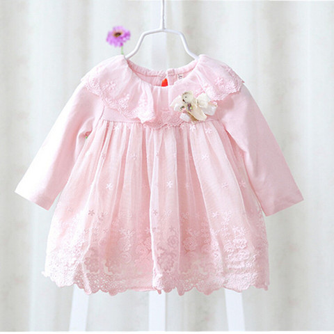 2022 new girl dress European style baby dress baby girls clothes cotton baby girl christening gowns pink ► Photo 1/1