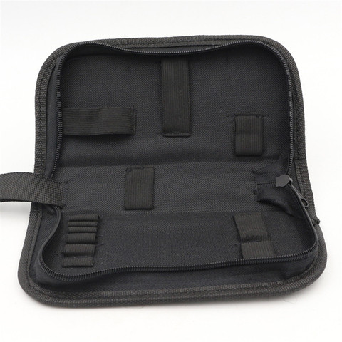 Black Multi-functional Canvas Watch Repair Portable Tool Bag Zipper Storage ► Photo 1/1