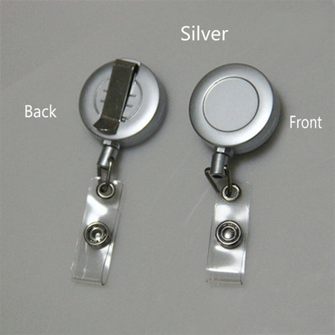 Badge Reel for Access Card, Retractable Chain Work Card keychain coil Testificate ID IC Card Holder ► Photo 1/6