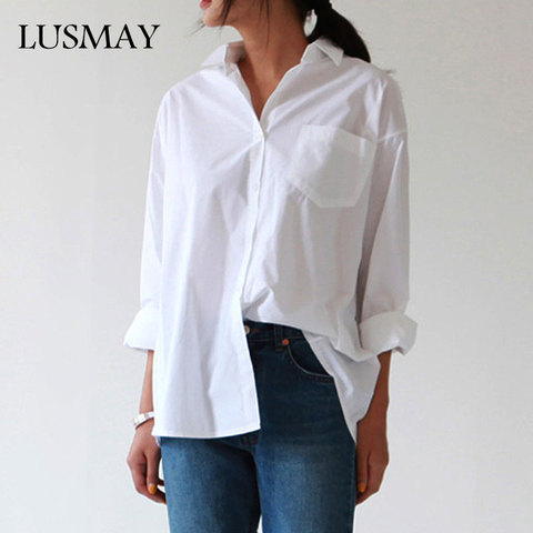 udluftning sorg Sund mad Price history & Review on Casual Loose Women Shirts 2020 Autumn New Fashion  Collar Plus Size Blouse Long Sleeve Buttons White Shirt Women Tops  Streetwear | AliExpress Seller - NEW FASHION SHOW | Alitools.io