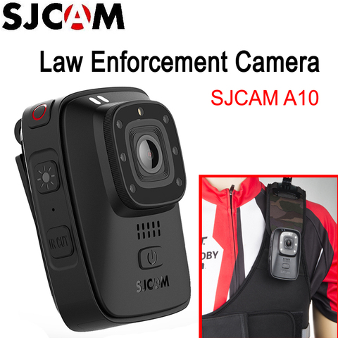 SJCAM A10 Portable Law Enforcement Camera Wearable Body Camera IR-Cut B/W Switch Night Vision Laser Lamp Infrared Action Camera ► Photo 1/5