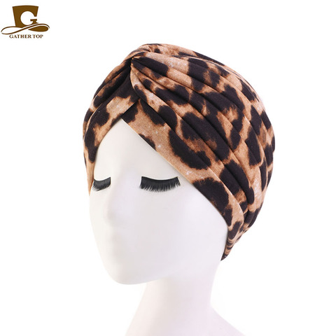 New floral print cotton Turban Hat Bandana Scarf Cancer Chemotherapy Chemo Beanies Headwrap Caps Sleep Cap for women ► Photo 1/6