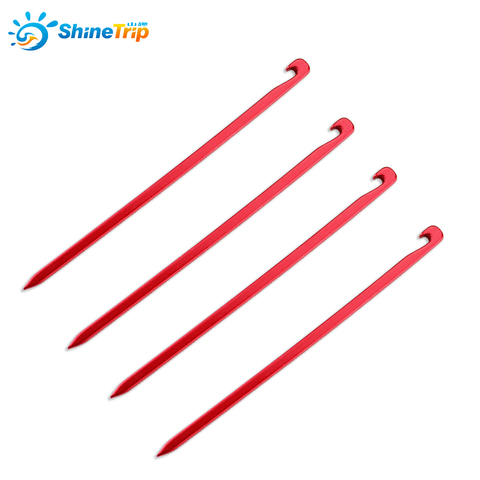 5 pieces Shinetrip Tent pegs Aluminium Alloy Tent Nails Stakes Hooks Outdoor Camping Accessories Equipment 15.5cm ► Photo 1/6