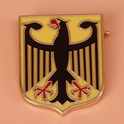 German national emblem badge empire eagle pin shield brooch Deutschland jewelry patriotic gift men coat shirt accessories ► Photo 1/2