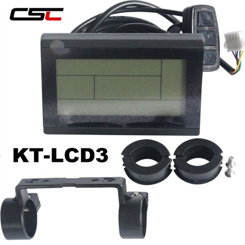 Universal Lcd Controller 24V 36V 48V 60V 72V  Intelligent KT LCD3 Electric Bicycle Display Ebike LCD Bike Panel ► Photo 1/1