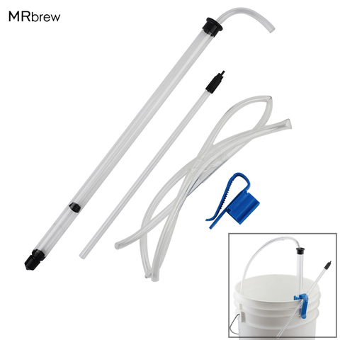 Auto siphon Racking Cane Beer Wine Bucket Carboy Bottle Fill with Plastic Spring bottle filler ► Photo 1/6