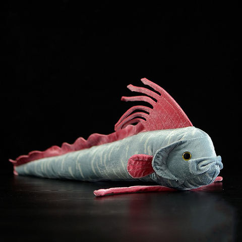 56CM Length Real Life Oarfish Stuffed Toys Super Soft Ribbon Fish Plush Toy Sea Animal Toys For Kids Birthday Gifts ► Photo 1/6