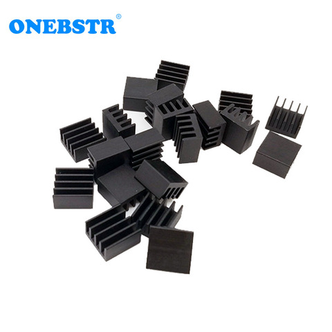 20Pcs/Lot Aluminum Routing 8.8X8.8X5mm Heatsink Electronic Chip Cooling Radiator For A4988 Set Cheap Hot Sales Free Shipping ► Photo 1/6