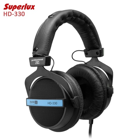 Superlux HD-330 HD330 audiophile HiFi stereo headphone semi-open dynamic clear sound soft earmuff single-sided gaming headset ► Photo 1/1