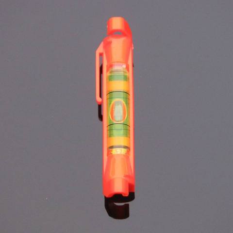 HACCURY Bubble Level with Plastic Shell Red Color level measurement instrument Moving on Line Level Bubble Size 9.5*40mm ► Photo 1/6