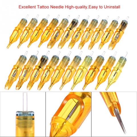 10PCs Disposable Tattoo Cartridge Needles Tattoo Makeup 3RL/5RL/7RL/9RL/5M1/7M1/9M1/5RS/7RS/9RS for Microblading Tattoo Machine ► Photo 1/6