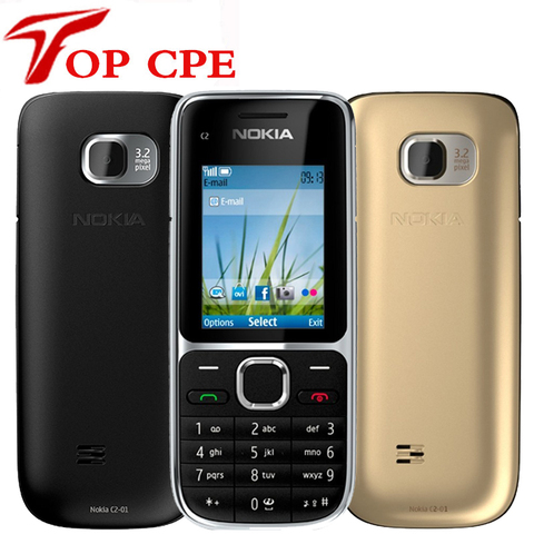 Original Unlocked Nokia C2 C2-01 3.2MP 2.0