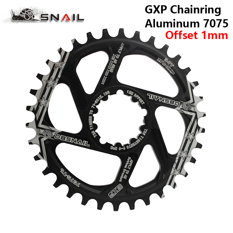 VXM MTB GXP bike Crankset fixed gear Crank 30/32/34/36/38T Chainring Chainwheel