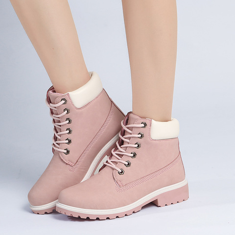 2022 Hot New Autumn Early Winter Shoes Women Flat Heel Boots Fashion Keep warm Women's Boots Brand Woman Ankle Botas Camouflage ► Photo 1/6