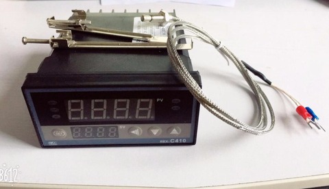 Dual Digital REX-C410 RKC display PID temperature controller with 1M thermocouple K SSR output / Relay output ► Photo 1/1