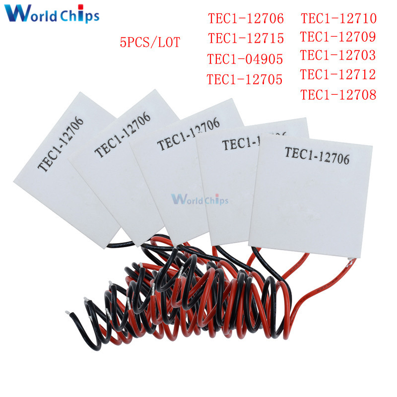 10pcs/lot X TEC1 12715 TEC 1 12715 136.8W 12V-15.4V 15A TEC Thermoelectric Cooler Peltier TEC1-12715 