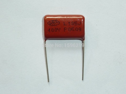 10pcs CBB capacitor 105 400V 105J 1uF 1000nF P20 CL21 Metallized Polypropylene Film Capacitor ► Photo 1/1