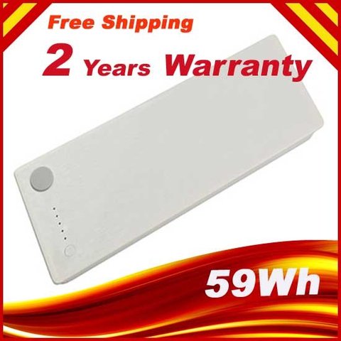 Laptop Battery For Apple MacBook A1181 2008 year White A1185 battery ► Photo 1/5