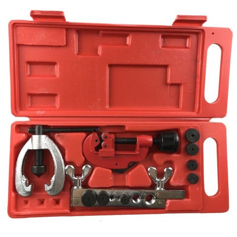 10 Pcs Fuel Pipe Repair Double Flaring Die Tool Set Clamp Kit Heat Treated Steel Tube Cutter Copper Brake ► Photo 1/4