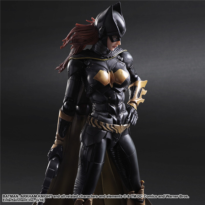 Play Arts Kai Batman Arkham Knight Batgirl PVC Figur Modell 25cm Spielzeug 