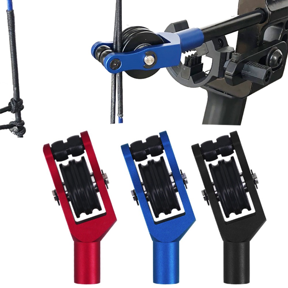 Aluminum Cable Slide Roller Compound Bow String Splitter Glide Separator Archery 
