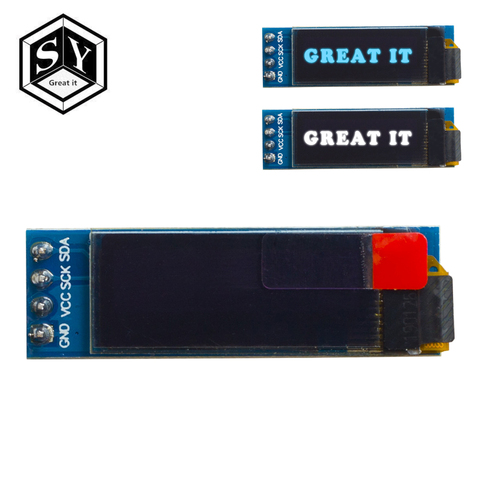 1PCS Great IT 0.91 inch OLED module 0.91