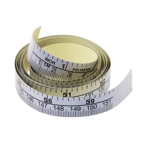 OOTDTY 151cm Self Adhesive Metric Measure Tape Vinyl Ruler For Sewing Machine Sticker ► Photo 1/6