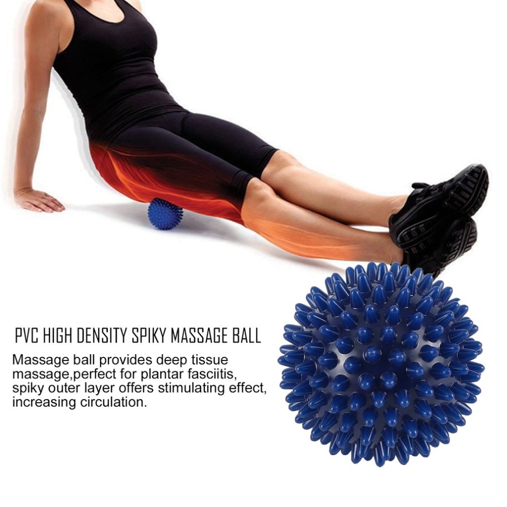 PVC Spiky Massage Ball Fitness Hand Training Grip Hedgehog Physiotherapy 