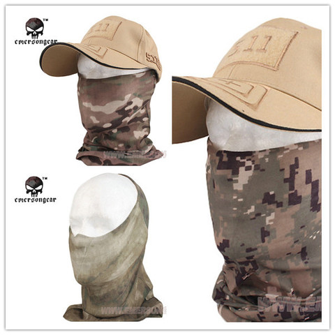 EMERSON Quick-drying multi-function scarf windbreak dust mask Scarf military camouflage mesh scarves ► Photo 1/1